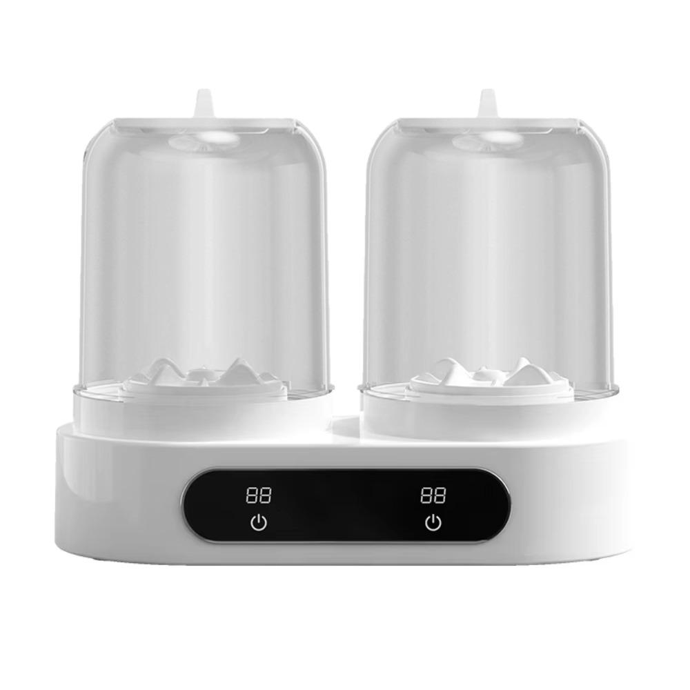 2 Modes Double Cup Washing Machine Transparent Tank Portable Sock Washer Dormitory Use