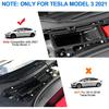 For Tesla Model 3 2021 2022 Car Intake Air Filter Melt Blown Fabric Flow Vent Cover Trim Dust Prevention Intake Cover