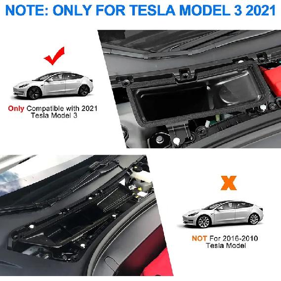 For Tesla Model 3 2021 2022 Car Intake Air Filter Melt Blown Fabric Flow Vent Cover Trim Dust Prevention Intake Cover