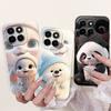 6.61" For Honor X6c 2025 Case Cute Panda Rabbit Soft Liquid Silicone Shockproof TPU Back Cover For HonroX6c Play 9C NIC-LX1 Para