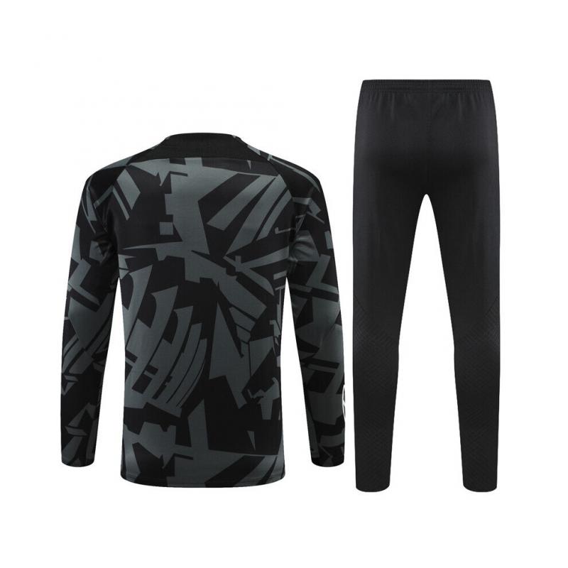 Pařížský fotbalový dres s dlouhým rukávem Tréninková souprava Sezóna 22/23 PSG Dospělí Děti Tepláková souprava