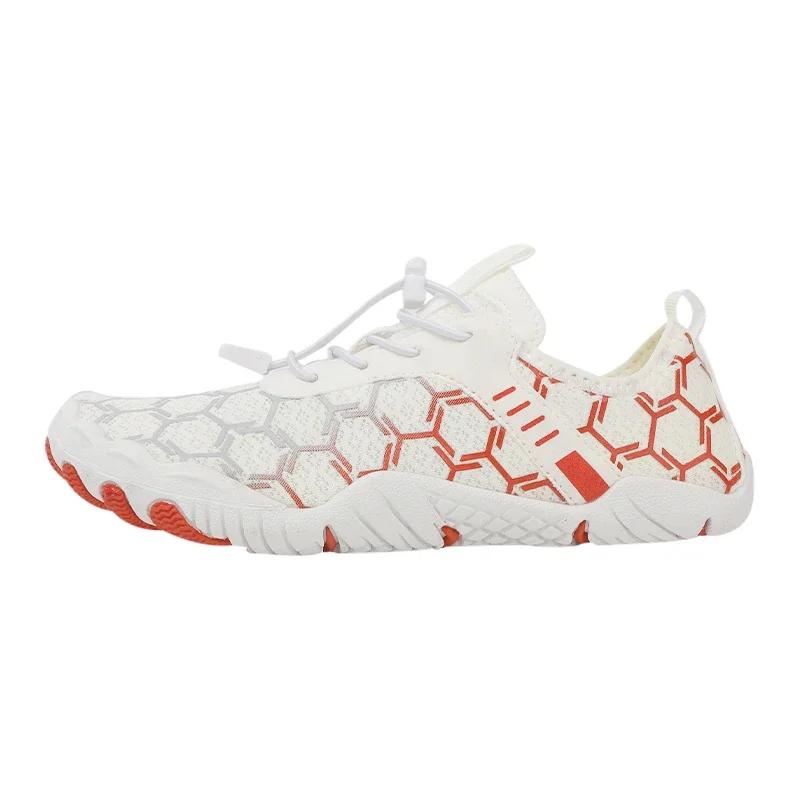 Women Men Aqua Shoes Upstream Wading Water Sneakers Quick Dry Beach Barefoot Outdoor Upstream Wading Water Sports Swimming Shoes