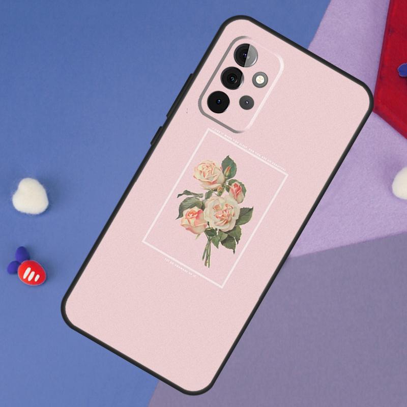 Aesthetics Flower Case For Samsung Galaxy A55 A35 A32 A12 A22 A52 A06 A54 A34 A14 A56 A36 A26 A16 A13 A53 A15