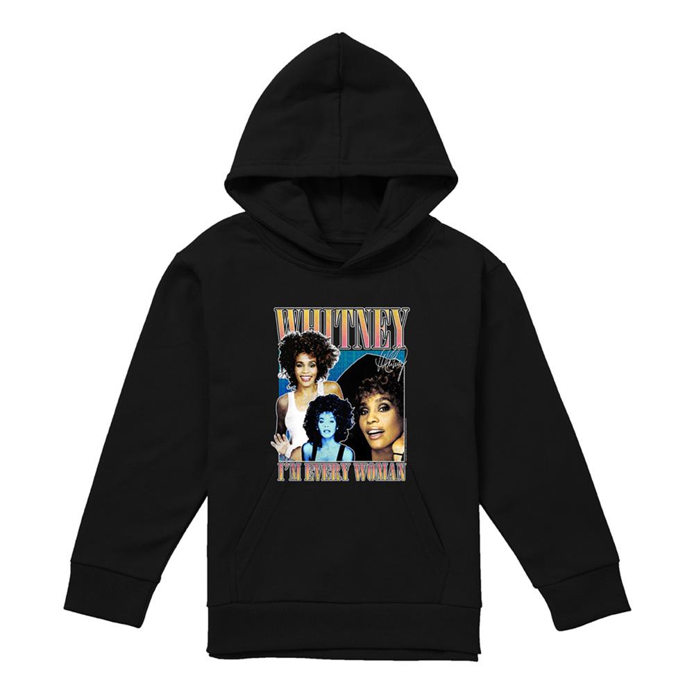 Whitney Houston Childrens/Kids Every Woman Pullover Hoodie