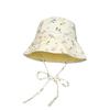 Women's Cute Japanese Floral Bucket Hat - Double-Sided, Large Brim, Sun Protection, Slimming Effect for Summer