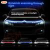 1pcs Universal Waterproof Flexible LED Strip DRL 12v Daytime Running Strip Light Ambient Lamp For Citroen C5 Aircross 2017-2022