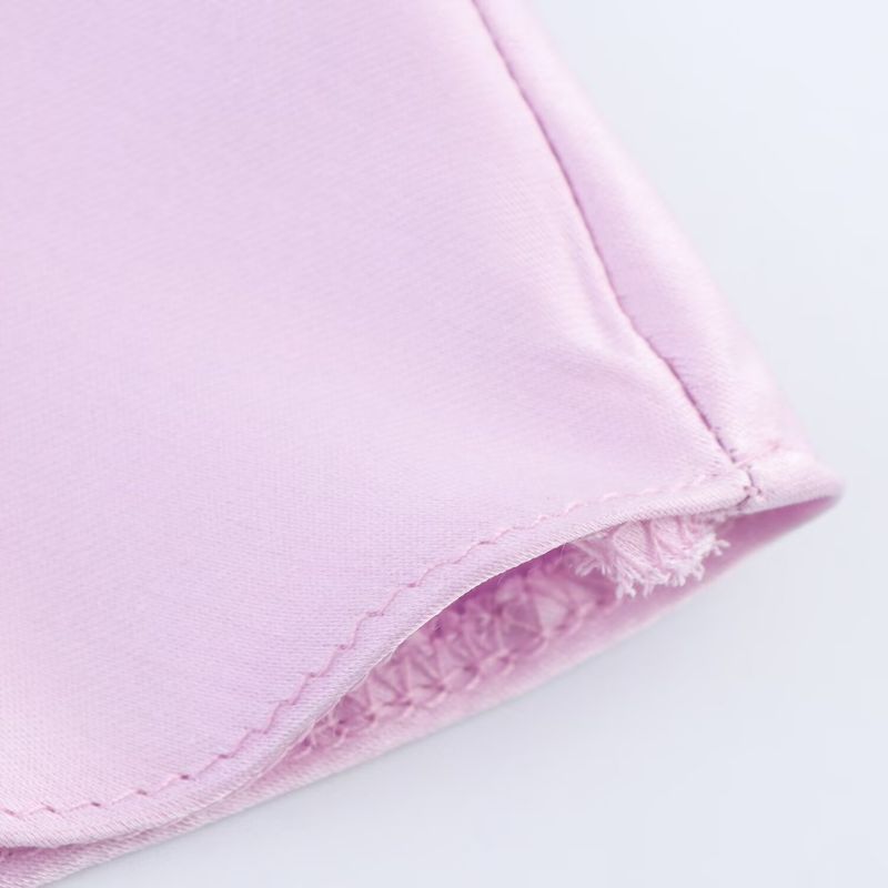 Kaslead New Women clothes Western Style Fashion Slim fit Silk Satin Texture Midi Dress 3248331