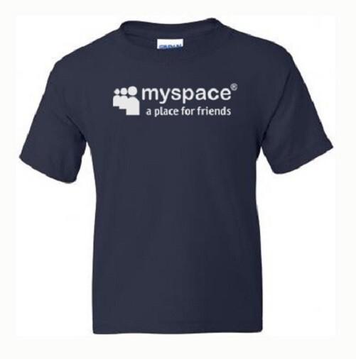 

Myspace social networking t-shirt 4XL