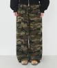 Aejeuyua Au Lettering Long Sweatpants Camo