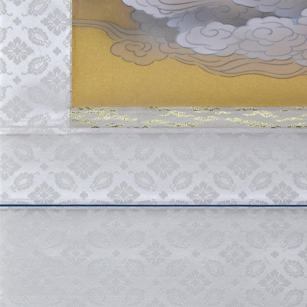 Sunny Town Gallery Hanging Scroll Amaterasu Divine by Arakida 150cm x White with a Wrap Hanging Scroll with Divine Name Omikami, Name, Moriaki,