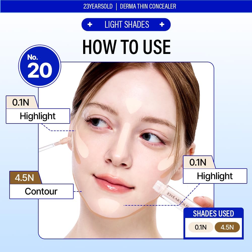 23 Years Old Premium Homecare Dermachine Concealer 1.5b Nude Beige 5g