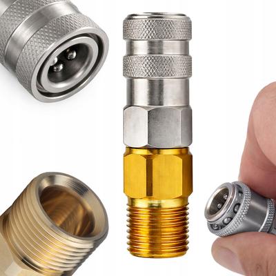 Soquete Engate Rápido M22 INOX – Aço Inoxidável | Pressão Máxima 150 Bar | Mecanismo de Travamento Preciso