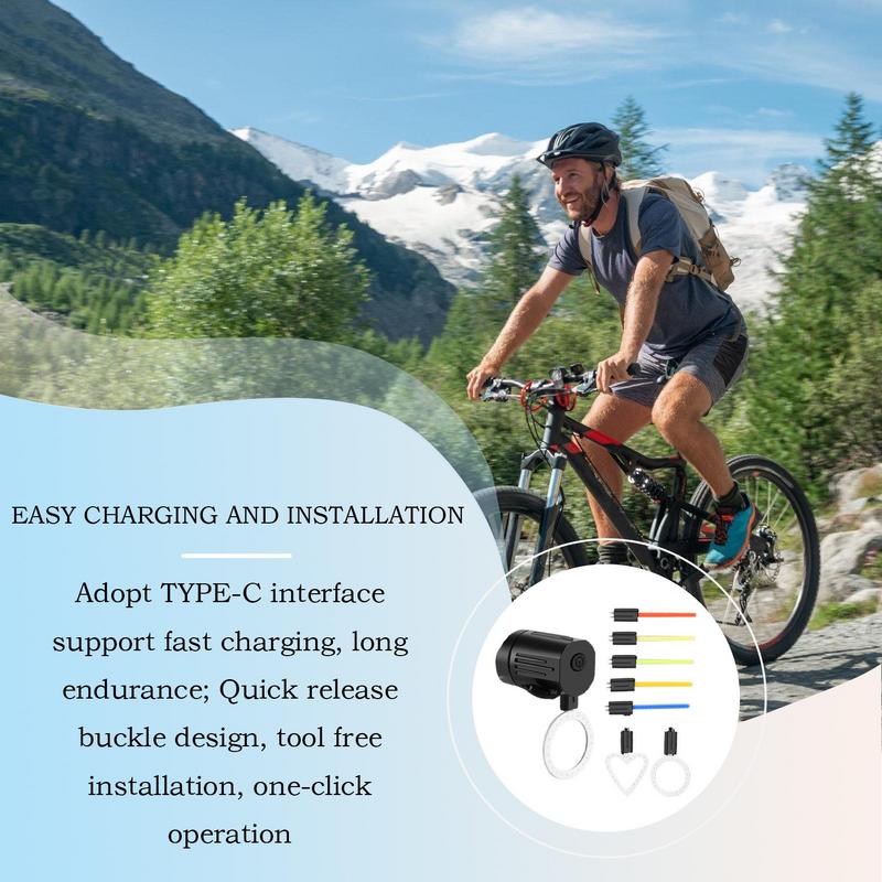 

Cycling Rear Lights USB Rechargeable Taillight With Replaceable Light Strips For Night Riding 8x Rear Lamp Bike Tail Lamp GERMANY