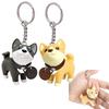 [Alpha Depot] Shiba Inu and Black Shiba Inu Pair Keychains, Cute Dog Charms, Bag Charms, Car Key Ornaments, Accessories, Couples Gifts for Boyfriend