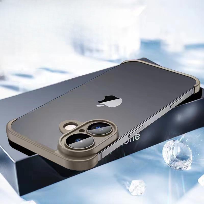 The Built-in Lens Film Is Suitable for Apple 14promax Phone Cases, Borderless Iphone13 Anti-drop 12pm Protective Case
