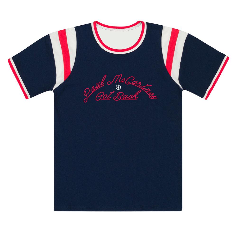 

Футболка с цепным стежком на спине Ringer T-shirt Paul McCartney Tees С коротким рукавом Свободная Летние футболки с круглым вырезом Футболка с 3D-печатью Графическая Футболка с изображением группы Летние Топы S чёрный