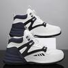 High-top Autumn and Winter Sports Running Shoes Basketball Rotating Button Medium-top Bottom Dad Shoes Casual Shoes