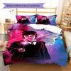 Set Copripiumino Trapuntato con Fantasia Salvatore Potter Federa Decorazione per la Casa Regalo (1 * copripiumino + 2 * federa, senza nucleo)
