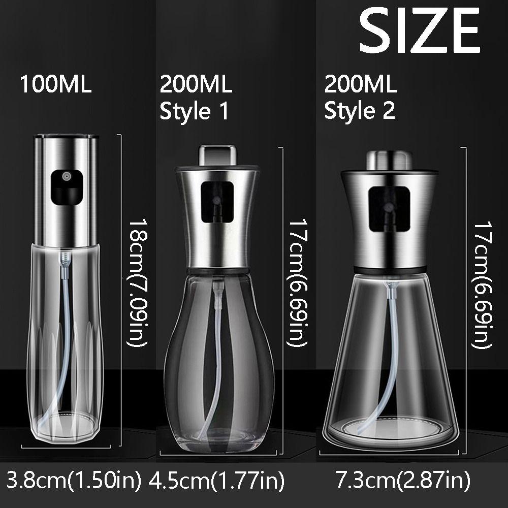 Fine Spray Glass Oil Sprayer Glass Oil Dispenser Bottle Kitchen Spray Container  Kitchen Gadgets