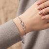 Wristbands Knot Design Hand Chain Zircon Bowknot Bracelet Lucky Symbol Bracelet  Wedding Jewelry