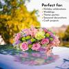 Floral Foam Rings Suction Cups Wreath Base Garland Ring Flower Arrangement Tool Plastic Circle Wedding Pots Planters Garden