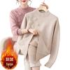 Stylish Knitted Sweater for Middle-aged Women: Warm Winter Base Layer
