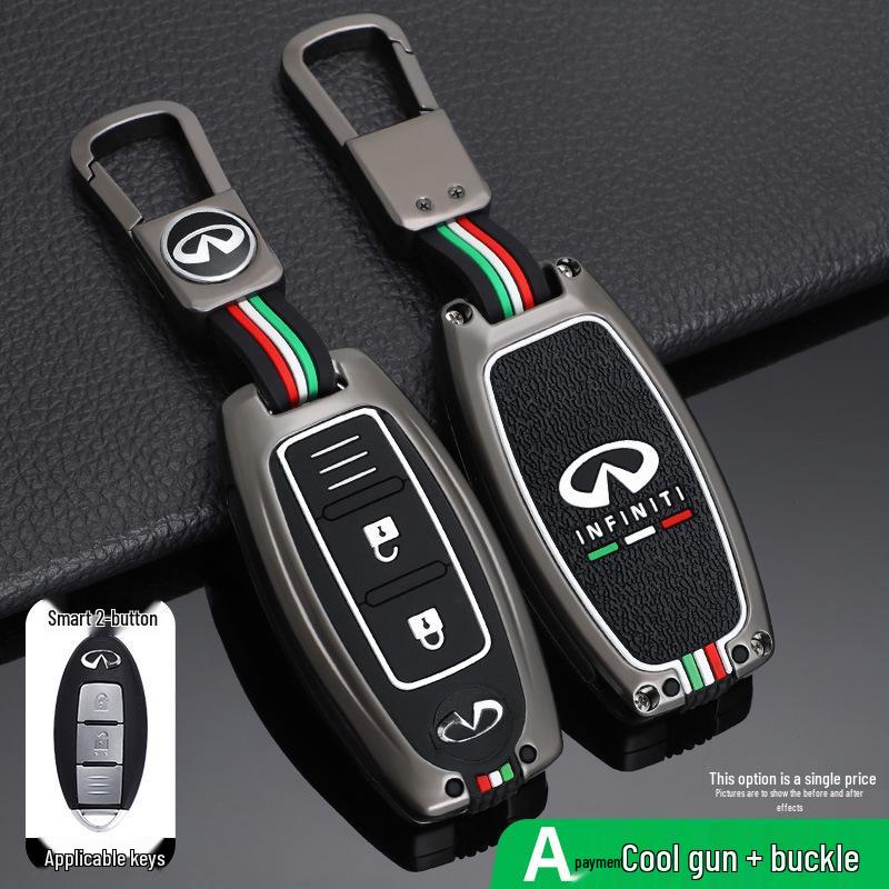Infiniti Schlüsselhülle: Kompatibel mit Q50L, Q70, QX50, QX60, FX35 - Metallgehäuse & Schlüsseltasche