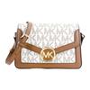 New Jessie Leather Crossbody Bags Shoulder Bags Women's Khaki 38T1CI6C1B-VANILLA