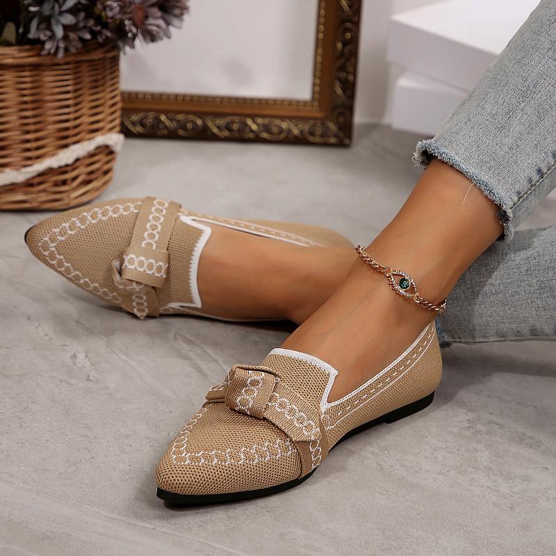 

Модная повседневная обувь на плоской подошве для женщин 2025 Новая горячая распродажа Неглубокие женские балетки Модная обувь больших размеров Сексуальные балетки с острым носком на низком каблуке 42 хаки