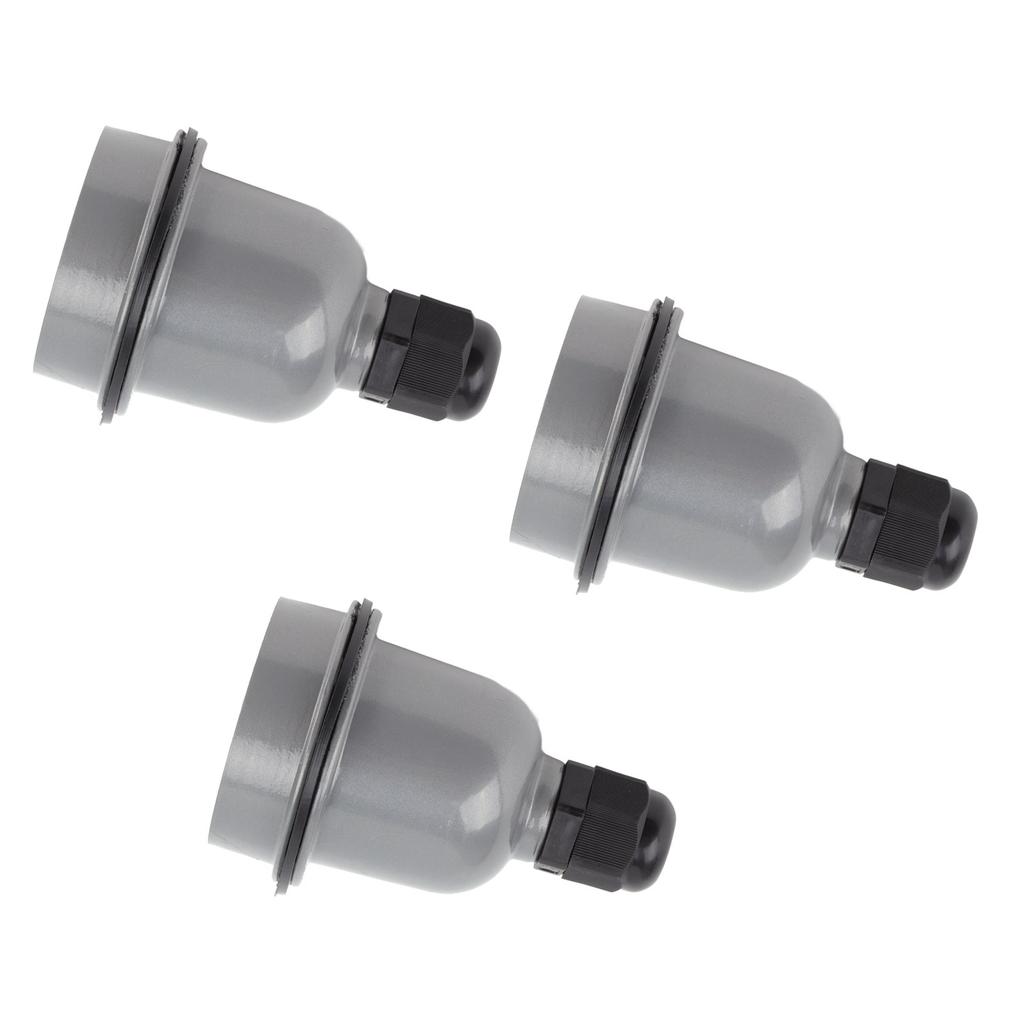 3 Pcs E27 Lamp Holder Waterproof Good Heat Insulation Anti Melting Ceramic E27 Light Socket