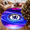 Chelsea F.C Pattern Round Rug, Indoor/Outdoor Mat, for Picnic, Gameroom, Bedroom, Office, Living Room, Home Decor Carpet, Birthday Gift