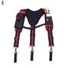 Work Tool Belt Suspenders for Construction Electrician Tool Belt with Adjustable Straps with Detachable Phone Pencil Holder Reduce Stress
