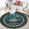 Festival Symbols Round Area Rug Under Office Chairs Bedroom Living Room Home Decor