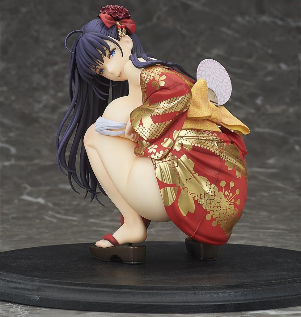 Pyonkichi Comic Babel October Issue Cover Illustration Tsuruga Shiki Sarashi Limited Scale PVC Painted Finished Figure Ver. 1/6