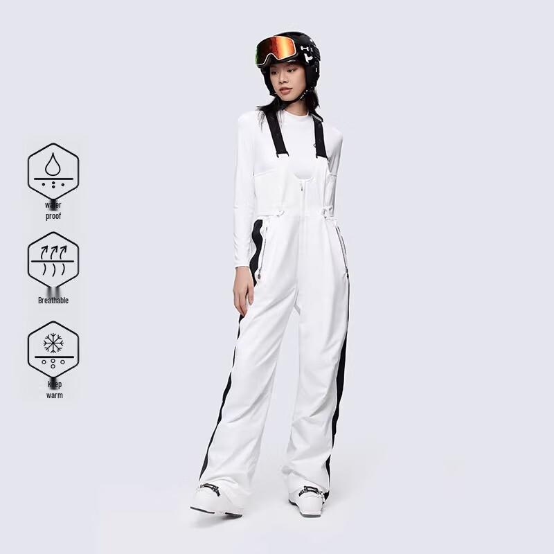 HALTI Women's Insulated High-Waist Ski Bib Pants