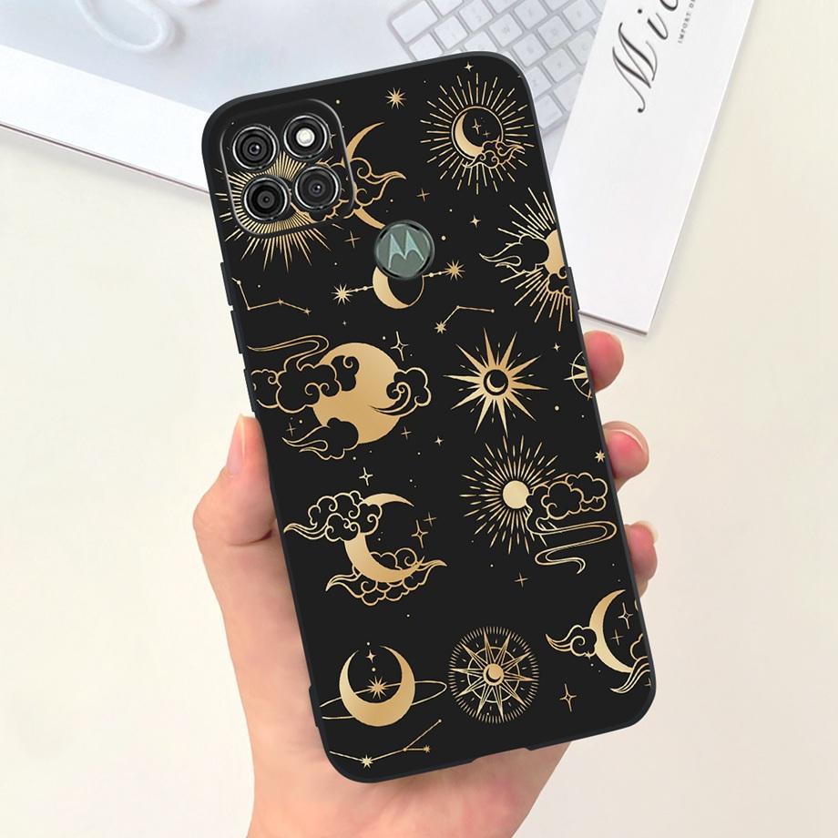 For Motorola Moto G9 Power G9 Play G9 Plus Case Black Liquid Silicone Bumper Soft TPU Marble Space Man Dragon Capa Coque Fundas