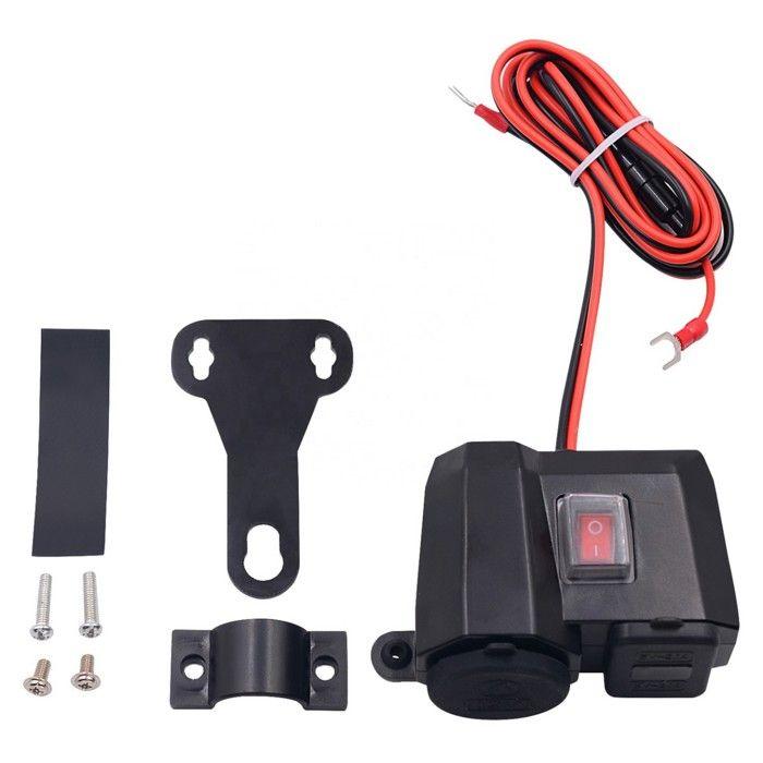 Prise USB moto - Lumitecs US12 - 12V - Étanche - Recharge d'appareils USB