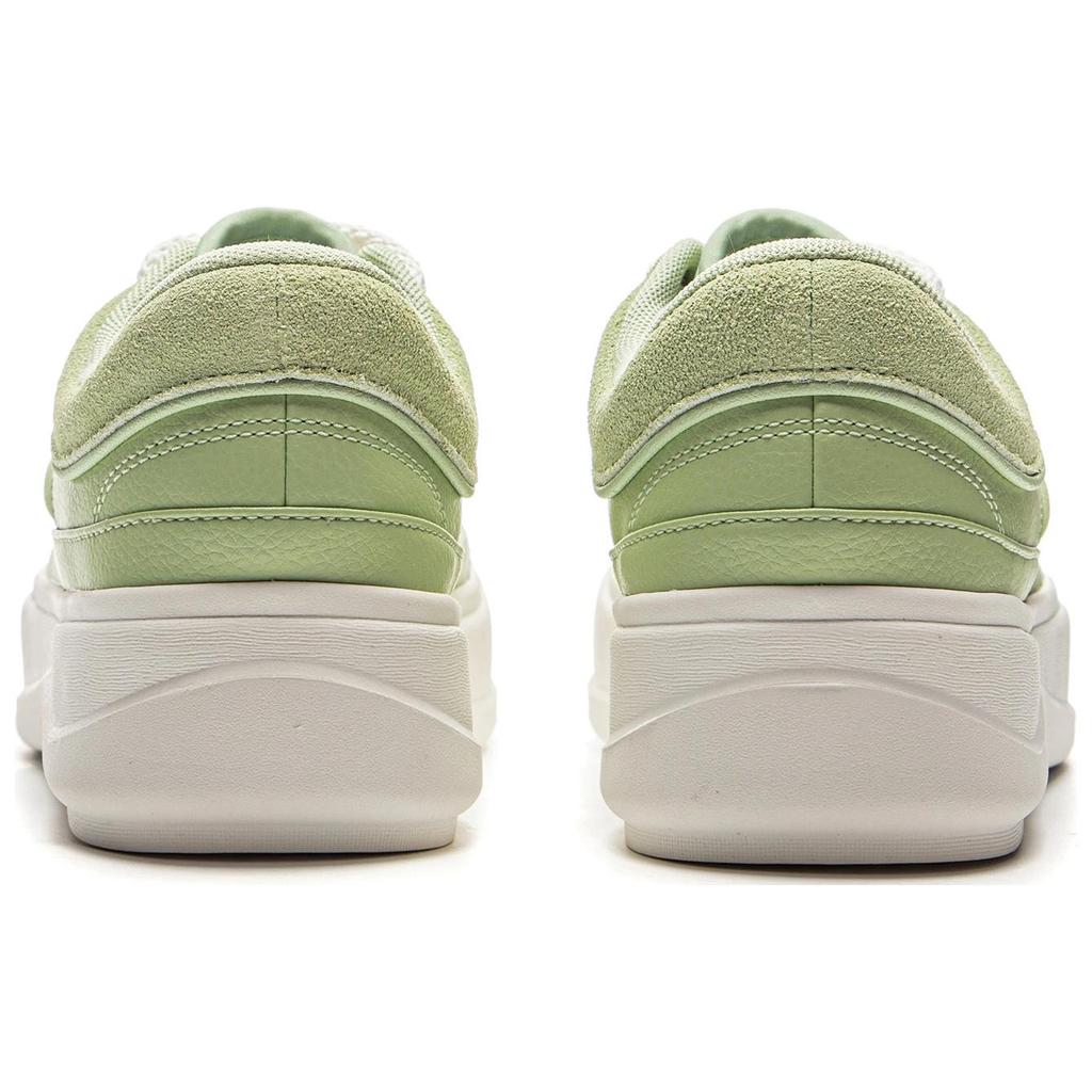 Li Ning Honey Thick Sole Height Increasing Big Toe Shoes Classic Comfortable Trendy Non Slip Wear Resistant Low Top Skate Shoes AGCV096-4