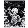 Skull pattern flannel blanket home decoration blanket office lunch break blanket