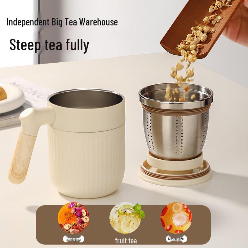 GiNT 316L Stainless Steel Tea Infuser Thermos Mug