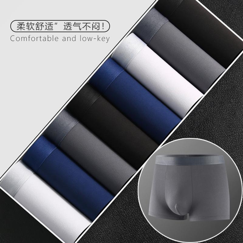 Roupa Íntima Masculina Boxers Masculinos Boxers de Cintura Média para Jovens Calças de Tamanho Grande para Meninos Shorts