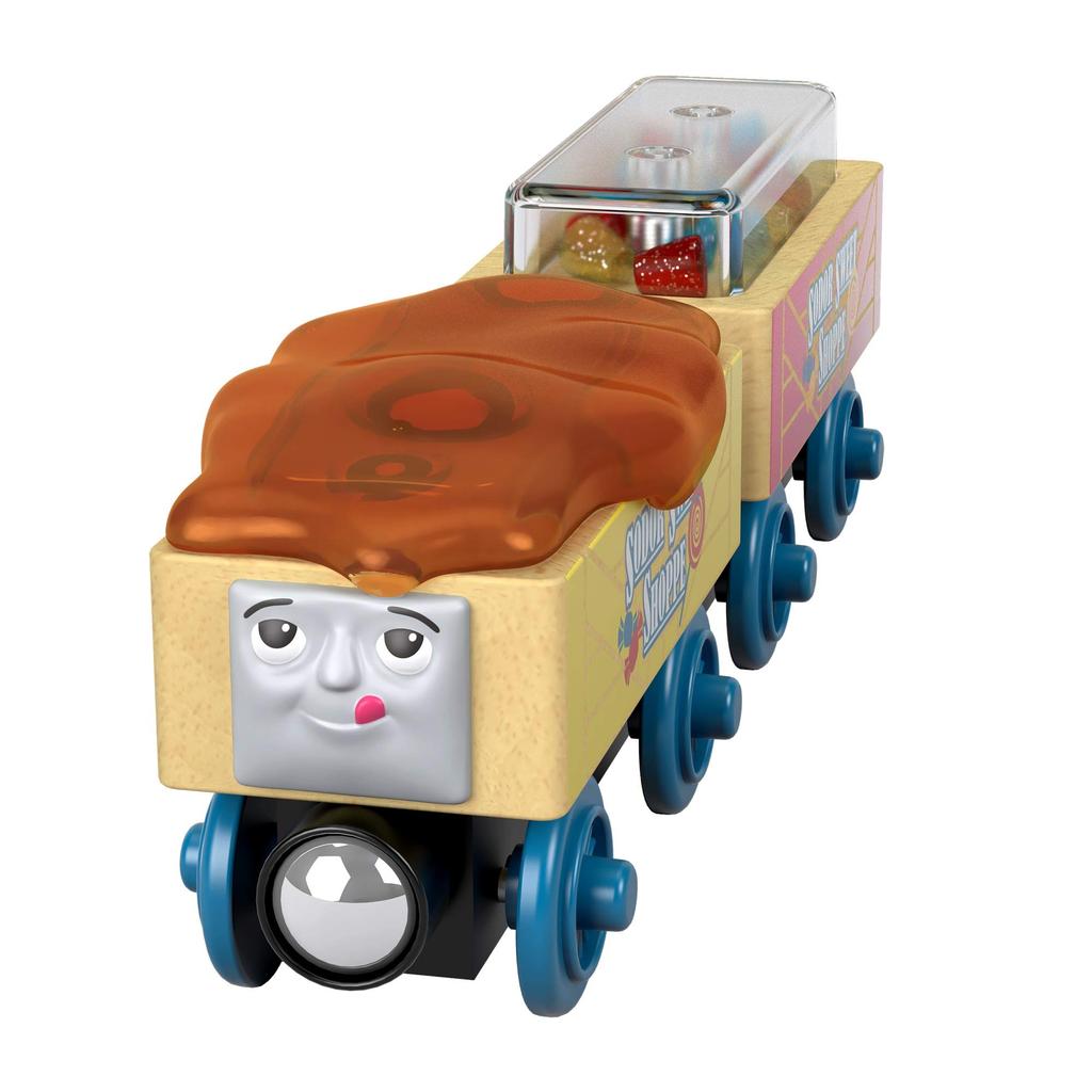 Thomas the Tank Engine Wooden Rail Series Candy Car Years Old and GGH15 (Thomas) [2 Up] [SFC Certified]