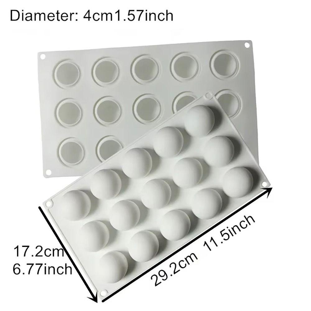 1Pcs DIY 3D Sphere Silicone Mold Kitchen Bakeware Accessories  French Dessert Chocolate Truffle