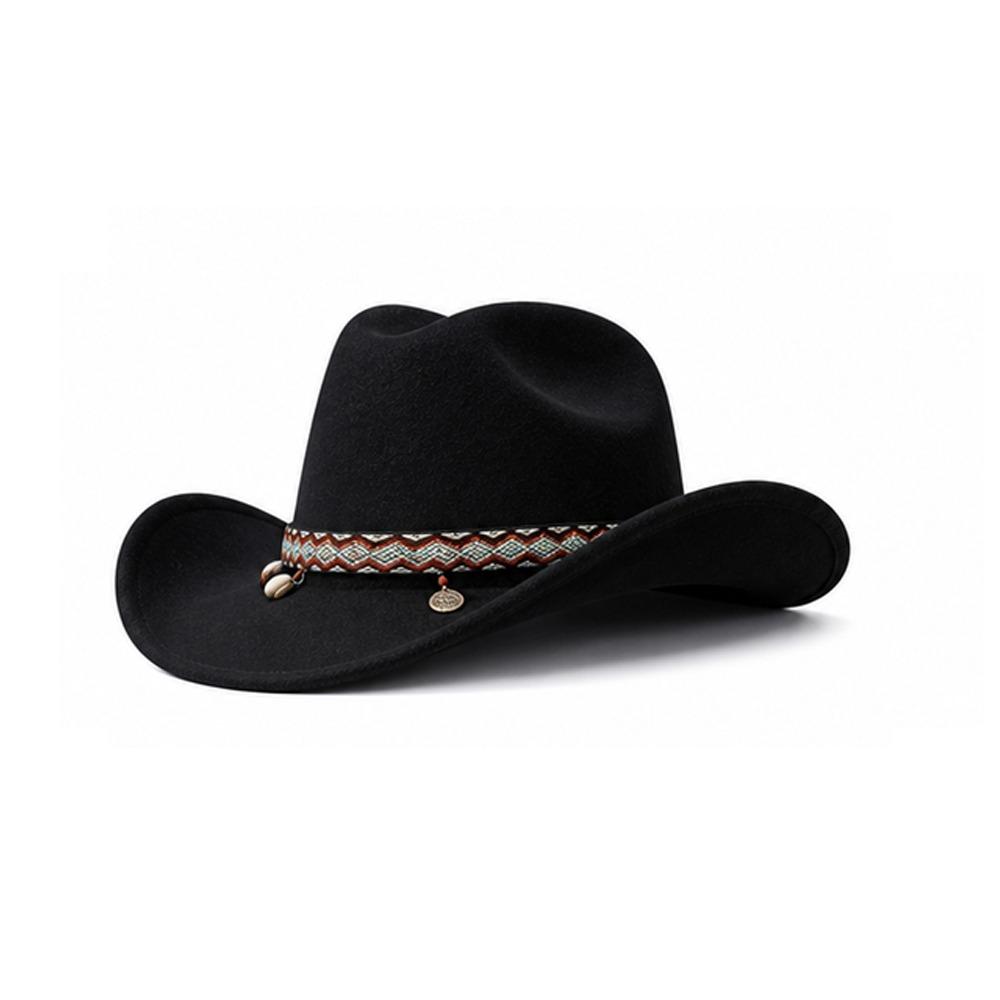 Wide Curved Brim Suede Cowboy Hat Suede Fabric Wide Brim Cowboy Hat New Cowgirl Hat Women and Men