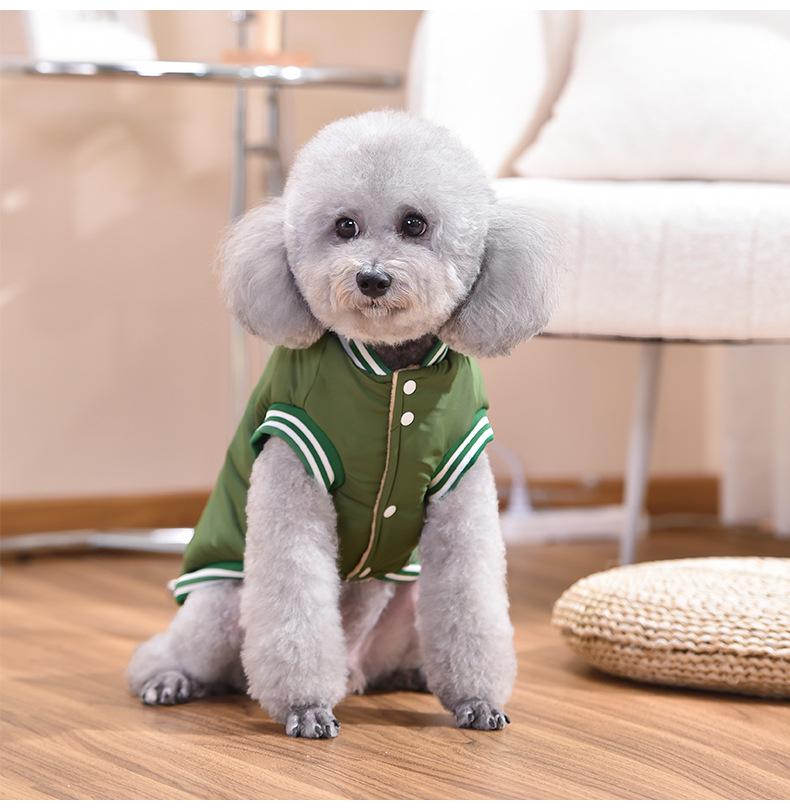 Autumn/Winter Warm Pineapple Pattern Windproof Cotton Pet Clothes for Small/Medium Dogs & Cats