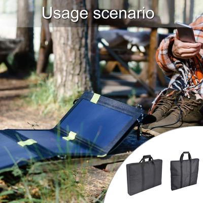 Practical Solars Panel Carrying Case with Full Protective Accessory for Camping Trip and Home Storage Solution