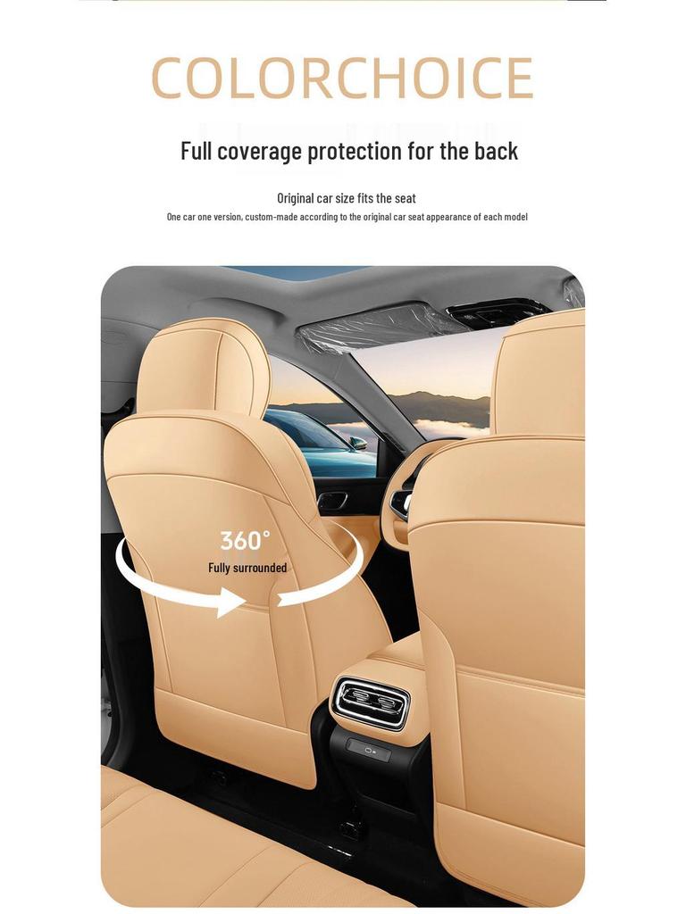 2026 Geely Emgrand 5th Gen Premium All-Season Seat Covers, Full Coverage Car Cushions