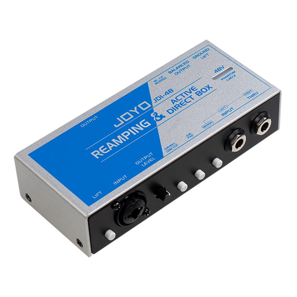 JOYO JDI-48 Multi-effect Guitar Pedal Reamp & DI Function Stereo Mix Direct Box for Live Performance Recording Signal Switching