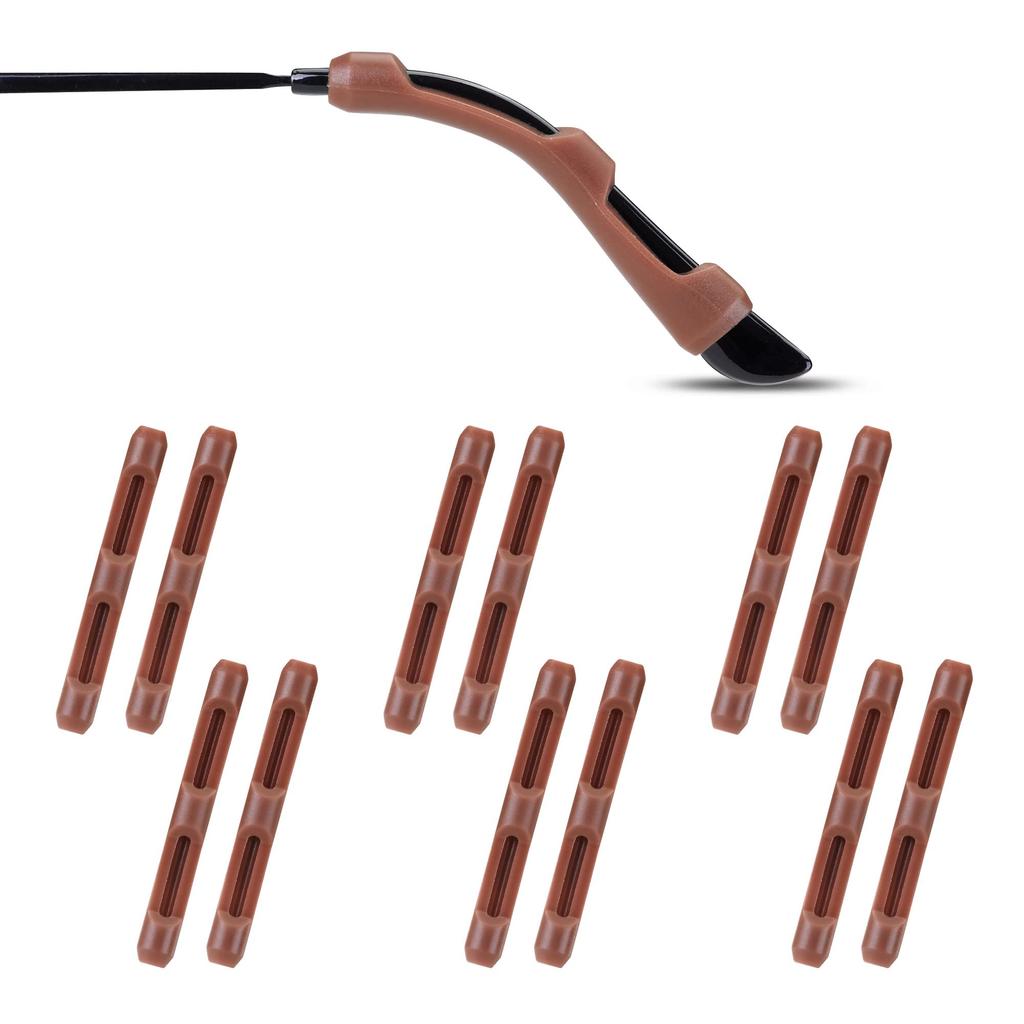 Eyeglass Ear Cushions - Soft Silicone Glasses Ear Grip Temple Tips Eyeglass Pads Anti Slip Eyeglasses Ear Hook Comfort Sport