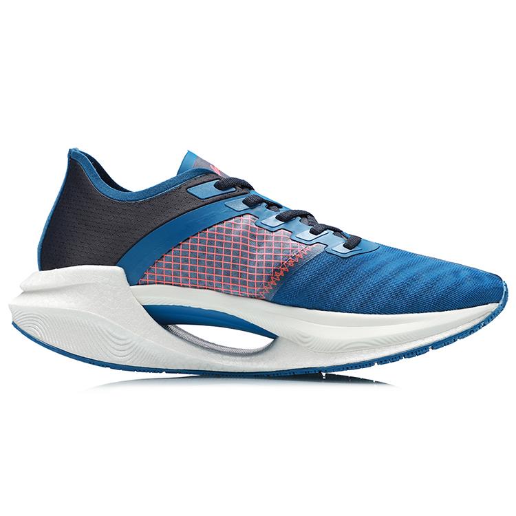 Li Ning Shadow Essential Running Shoes Men's Low top Blue/Orange ARHR121-4